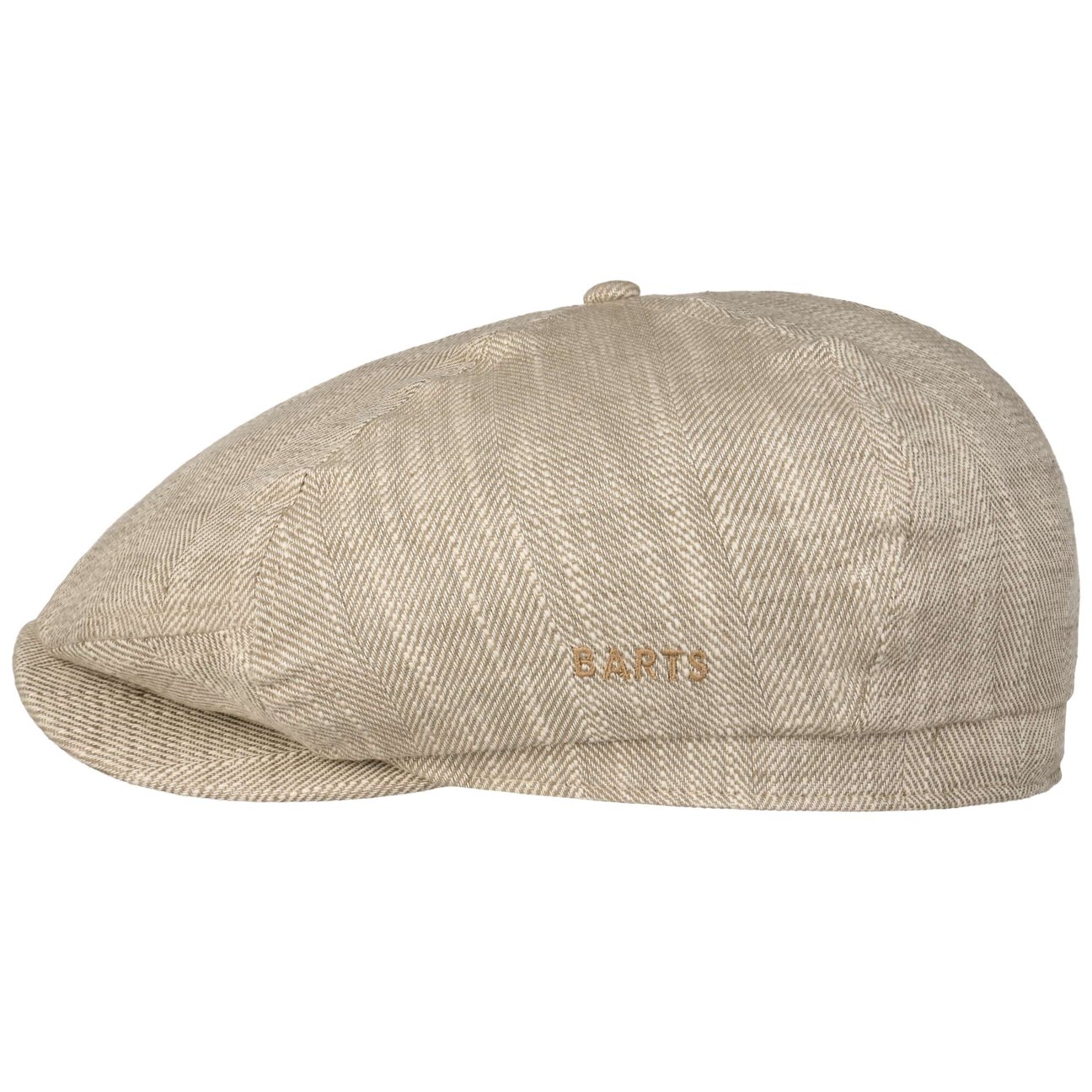 Barts Men's Beige Mélange Jamaica Flat Cap By