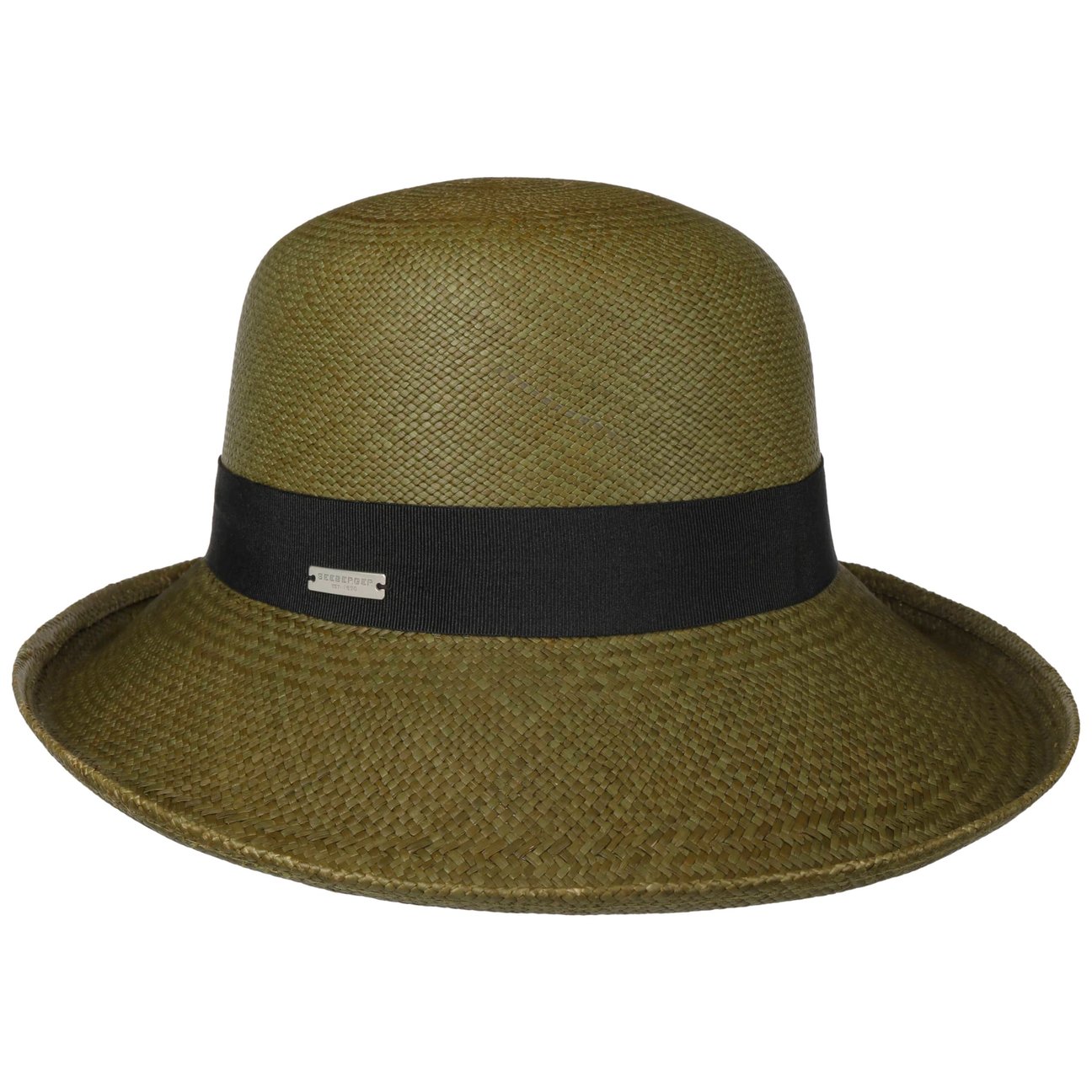 Seeberger Unisex Olive Disuna Panama Hat By
