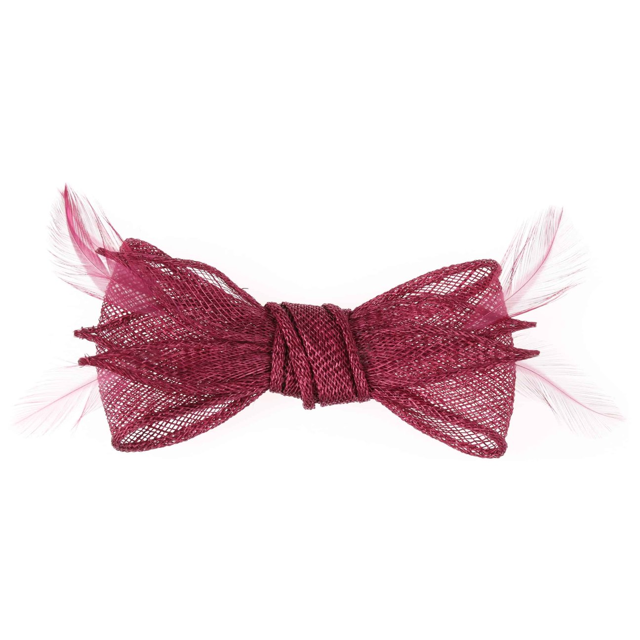 Seeberger Women's Raspberry Alicia Hair Clip With Feathers By