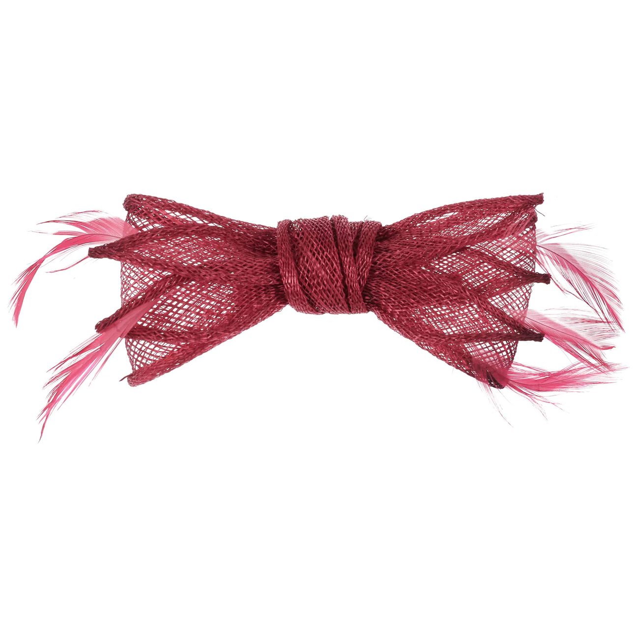Seeberger Women's Red Alicia Hair Clip With Feathers By