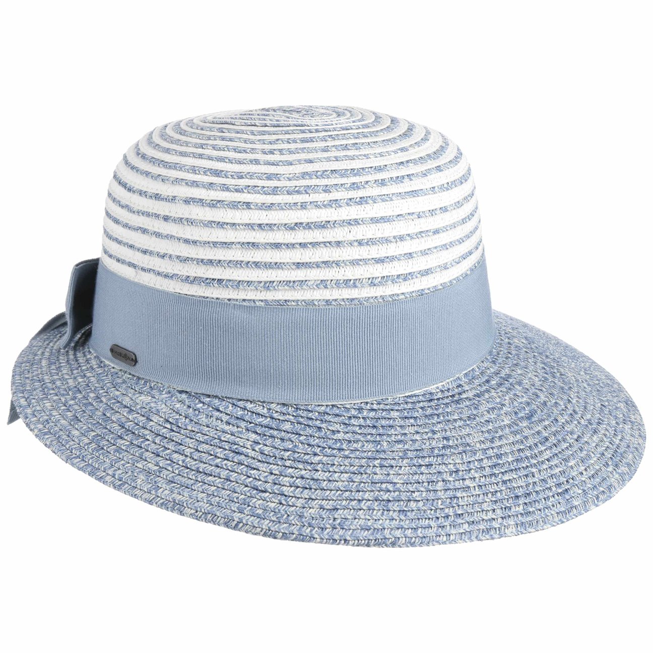 Mcburn Women's Light Blue Tusali Twotone Straw Hat By