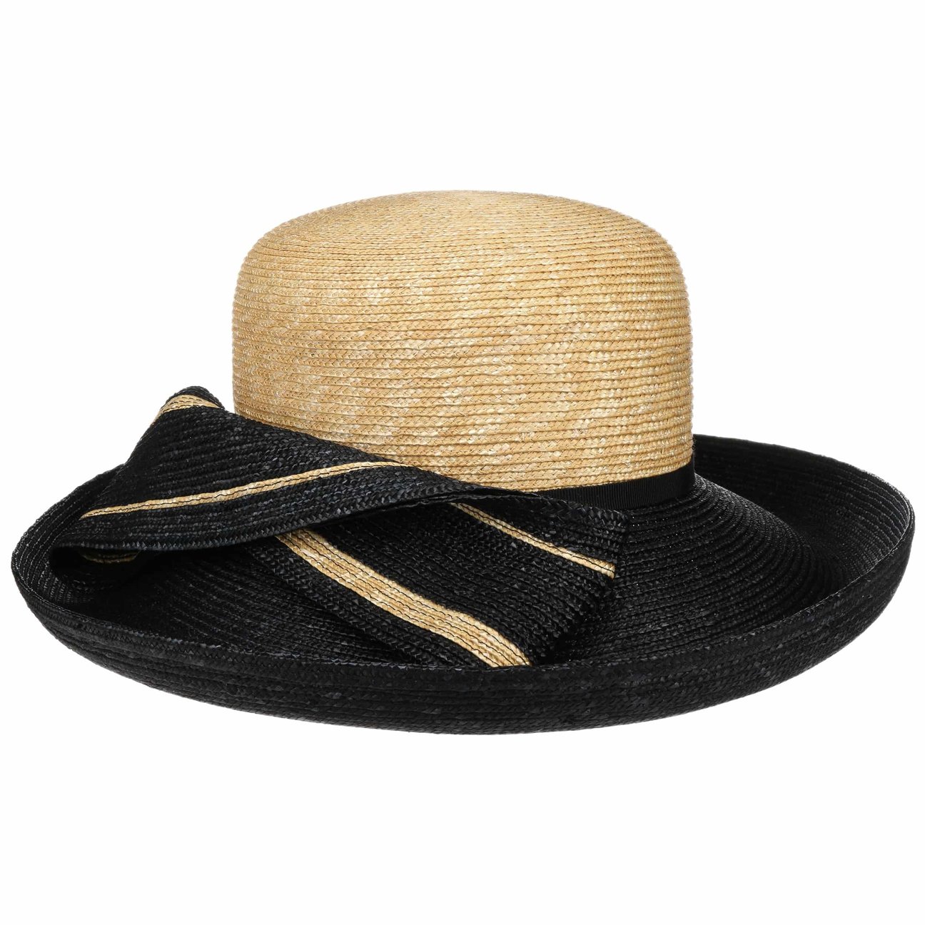 Lierys Women's Nature-Black Majuna Twotone Straw Hat By Gold