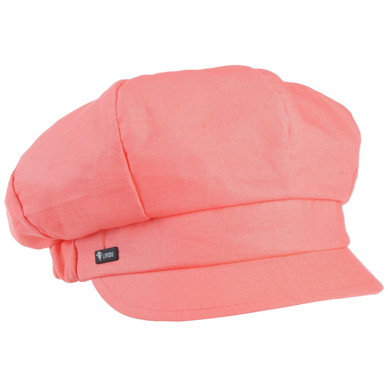 Lipodo Girls Coral Classic Newsboy Cap By