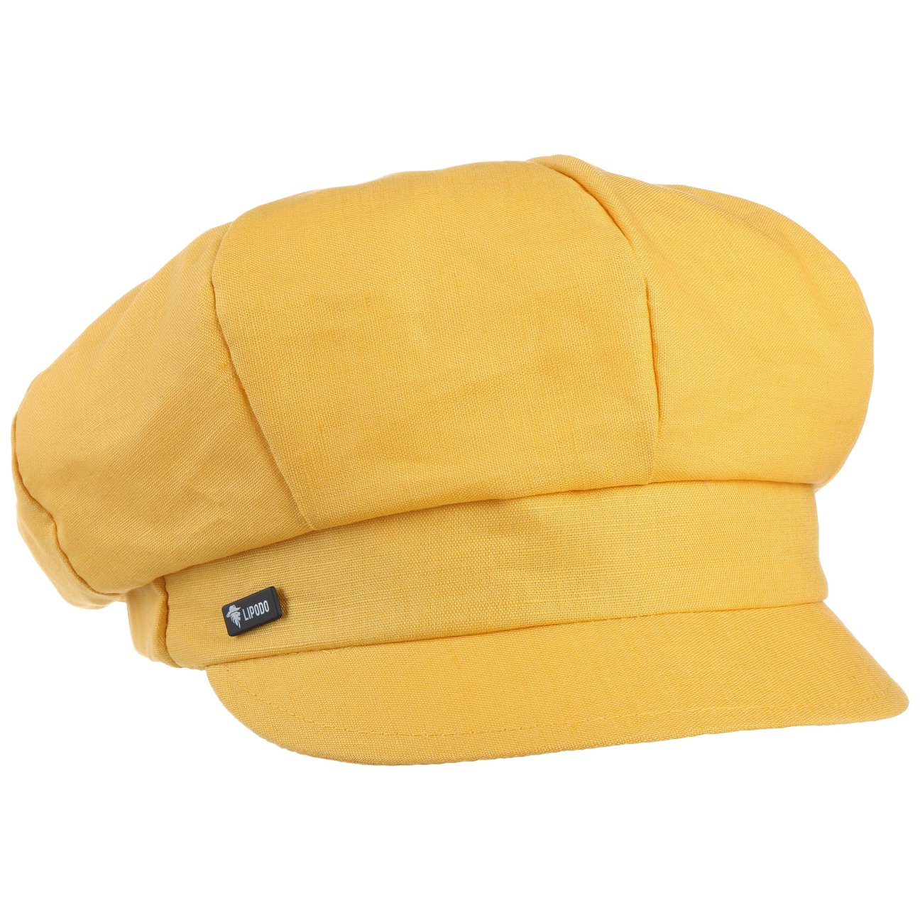 Lipodo Girls Yellow Classic Newsboy Cap By