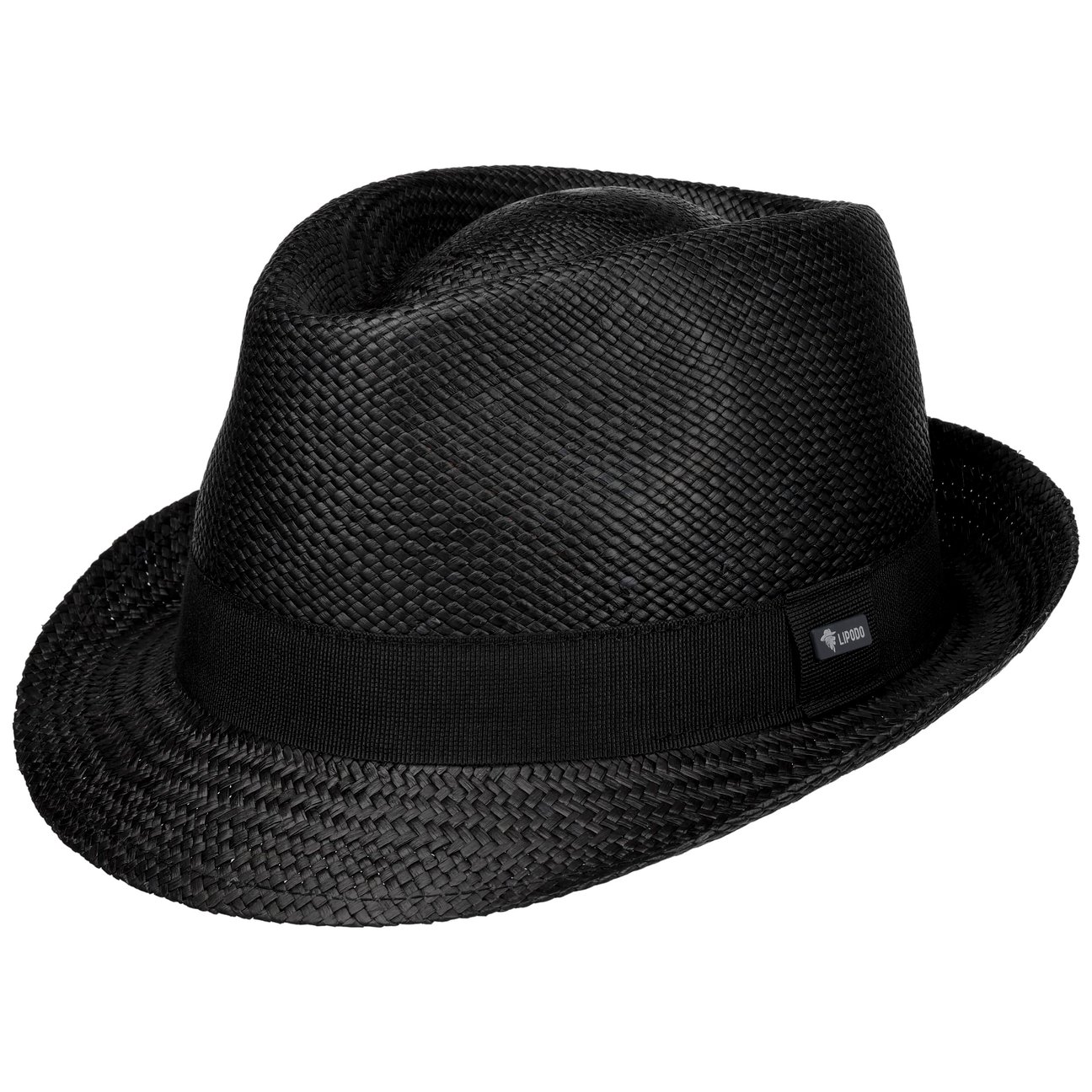 Lipodo Women's Black Jaston Trilby Panama Hat By