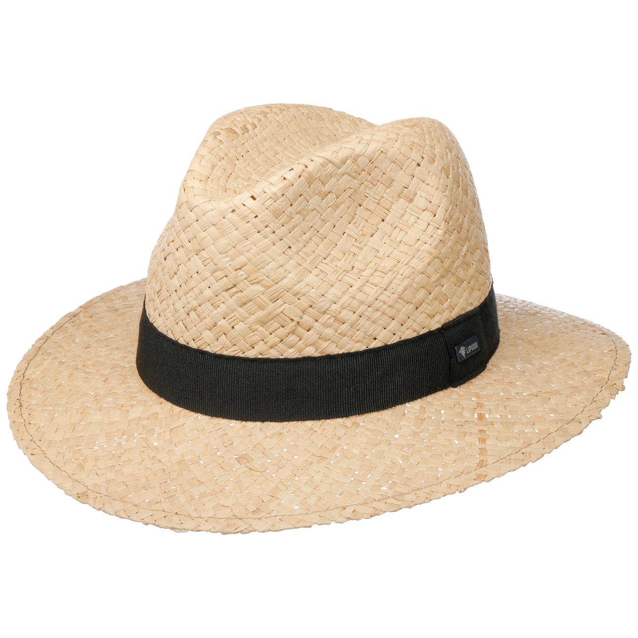 Lipodo Women's Nature Mantigo Traveller Raffia Hat By