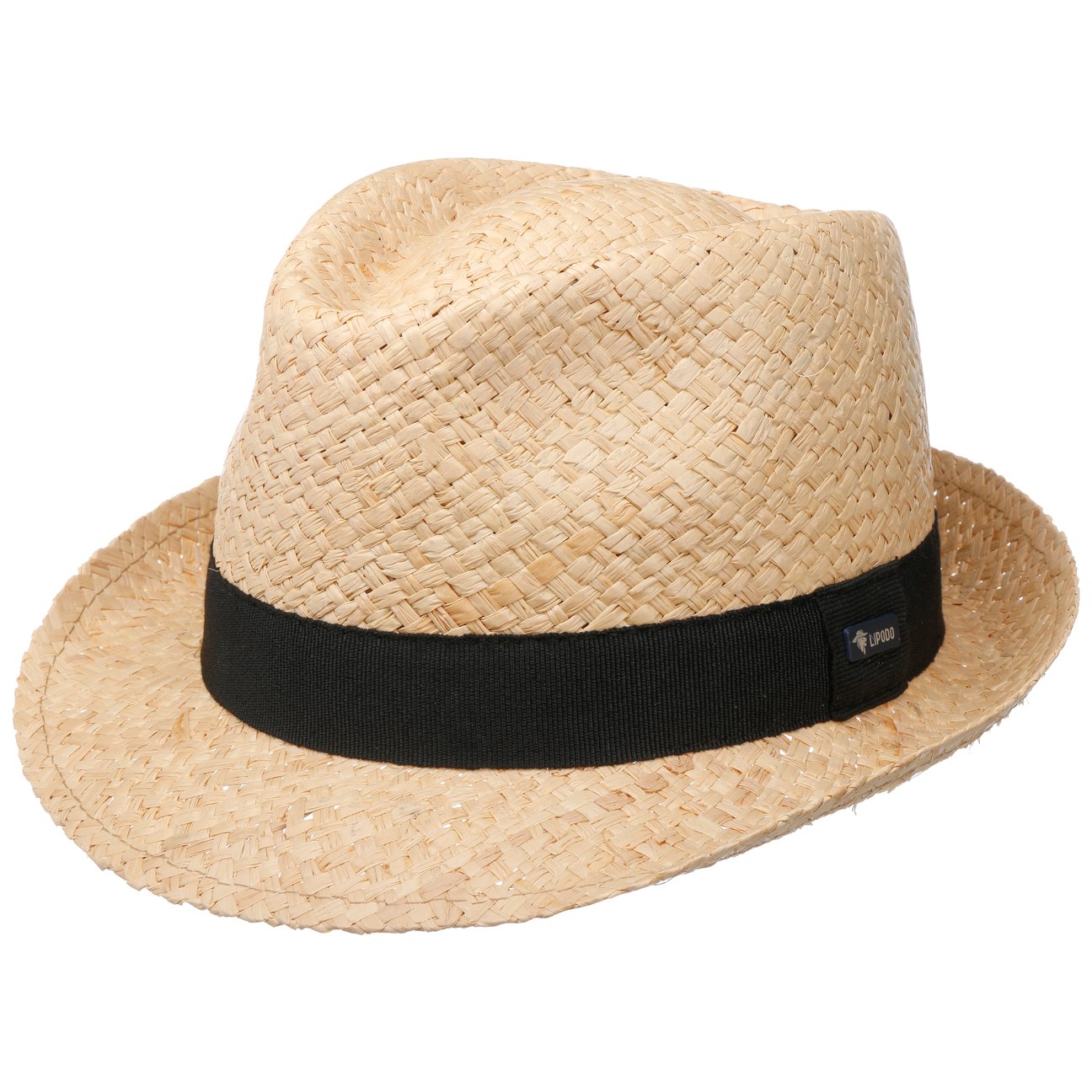 Lipodo Women's Nature Mantigo Trilby Raffia Hat By