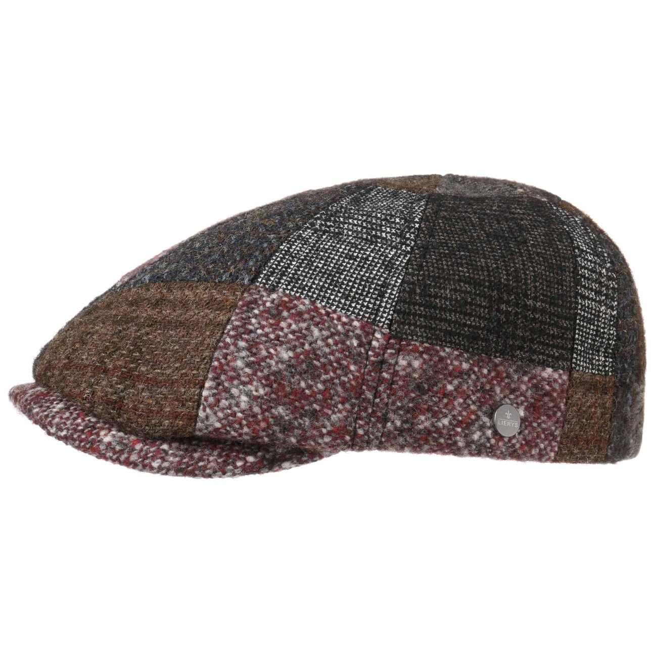 Lierys Women's Brown Delico Patchwork Flat Cap By
