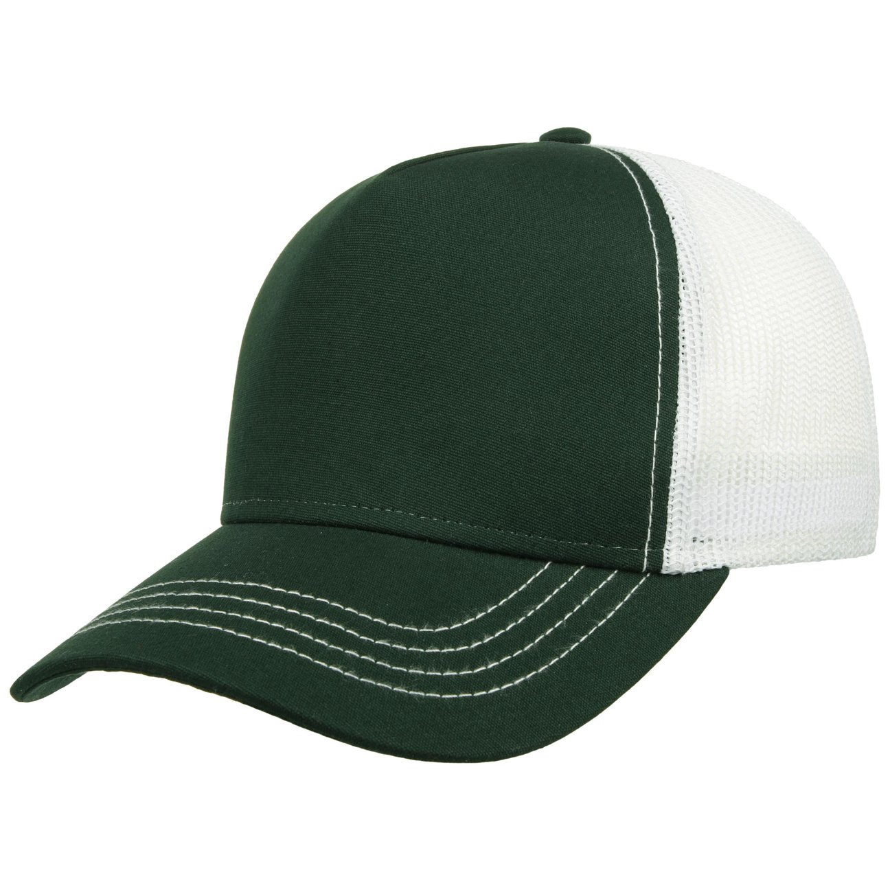 Hatshopping.co.uk Women's Dark Green Rapper Canvas Trucker Cap