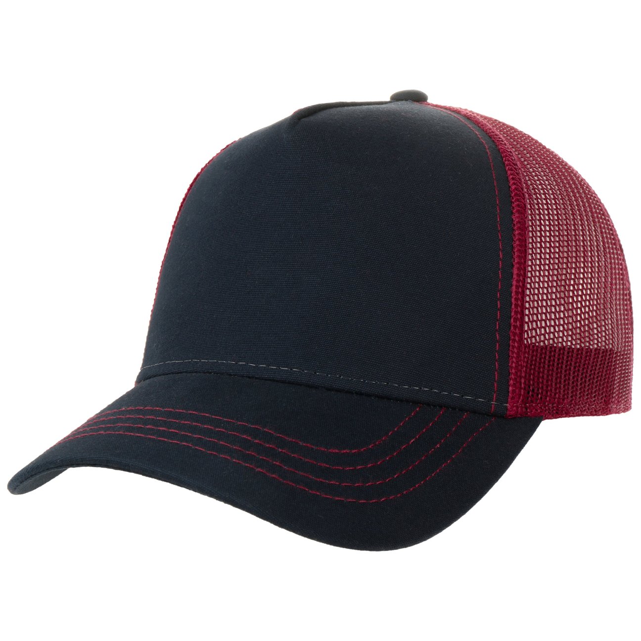 Hatshopping.co.uk Women's Bordeaux Rapper Canvas Trucker Cap