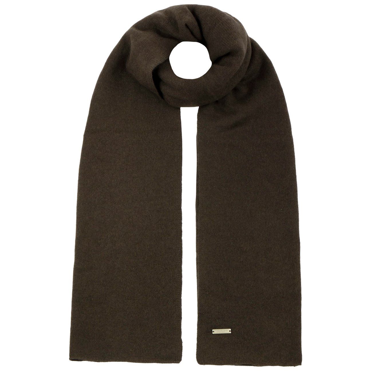 Seeberger Women's Dark Brown Lasuna Cashmere Scarf By