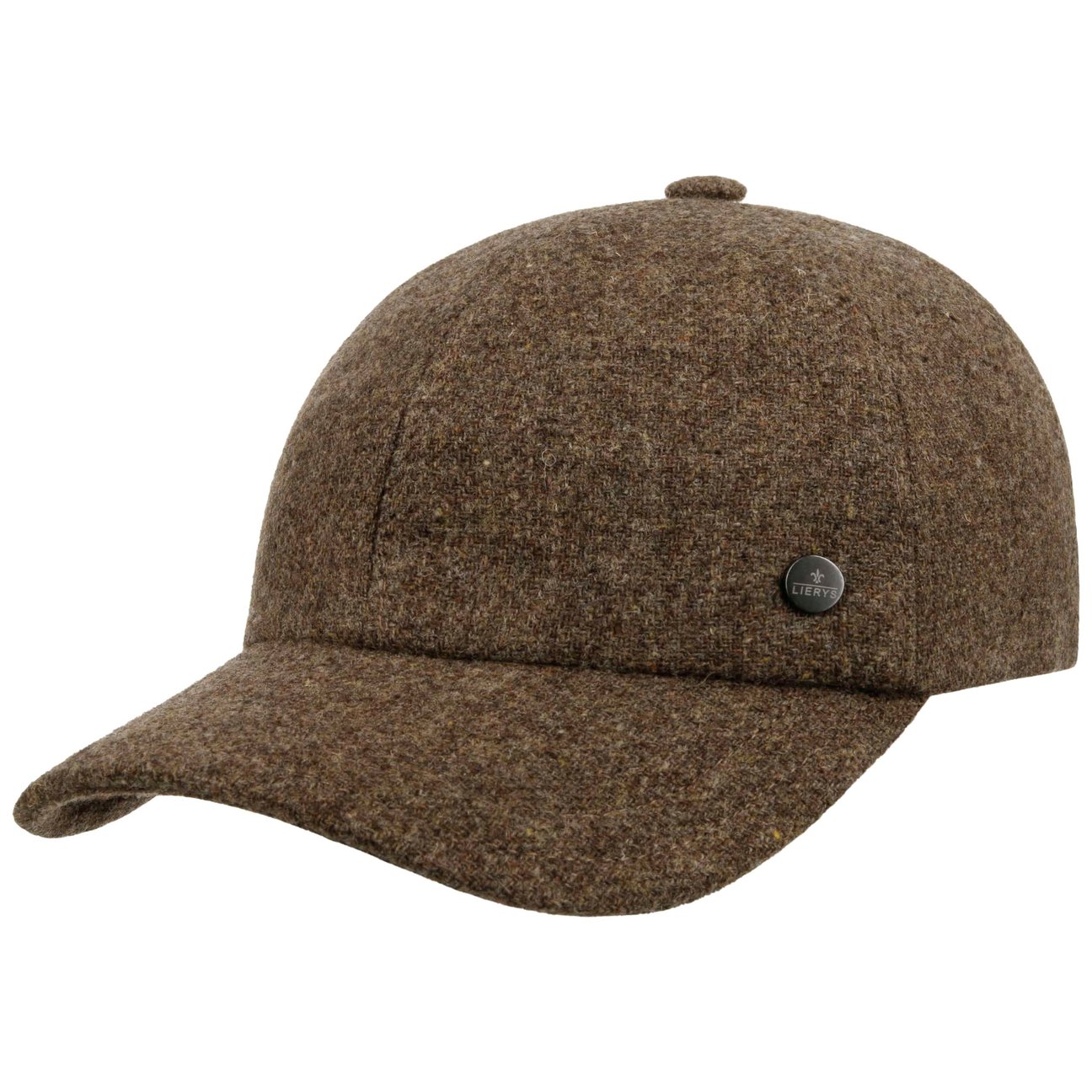 Lierys Brown Classic Shetland Wool Cap By