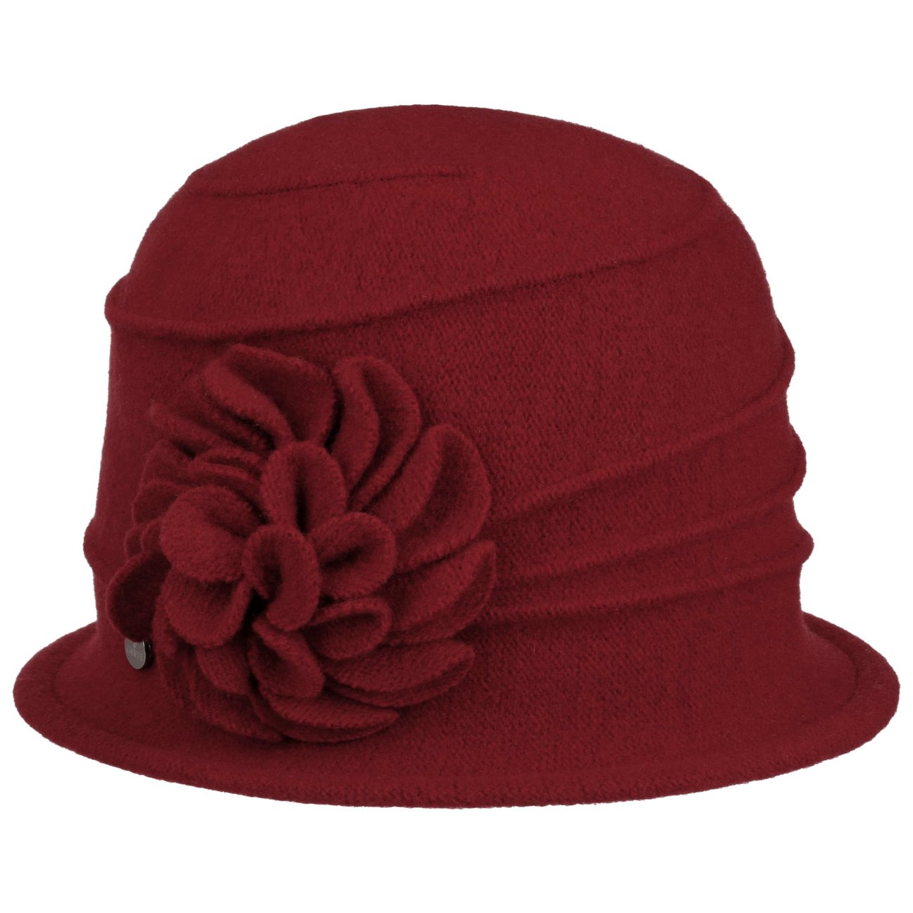 Lierys Women's Bordeaux Romina Cloche Wool Hat By