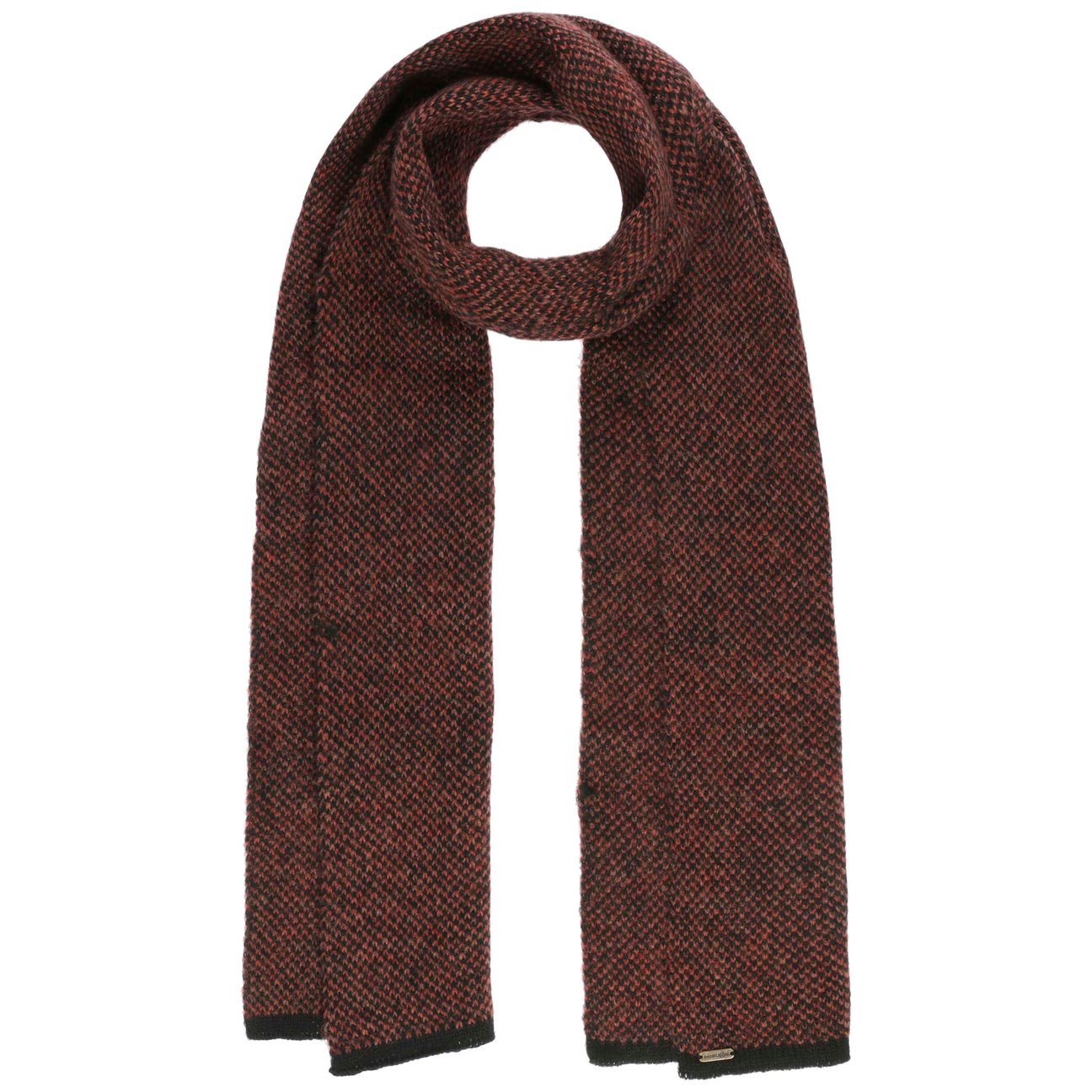 Mcburn Women's Rust Lemara Twotone Knit Scarf By