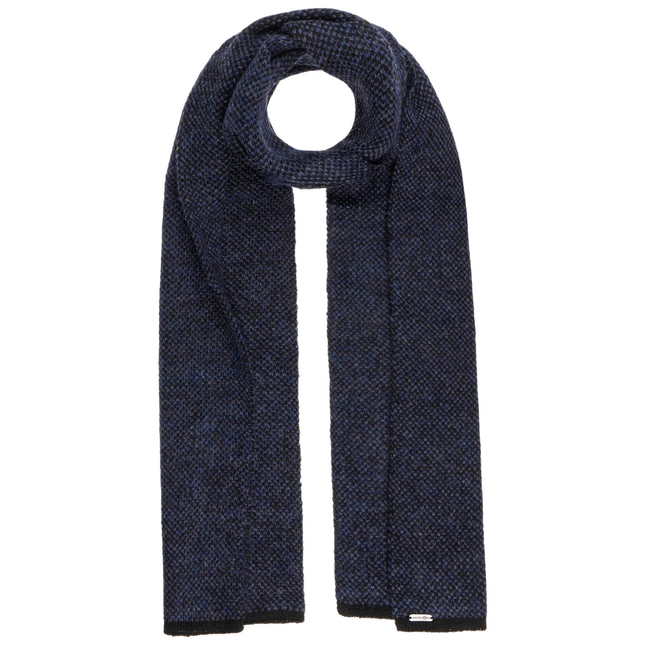 Mcburn Women's Navy Lemara Twotone Knit Scarf By