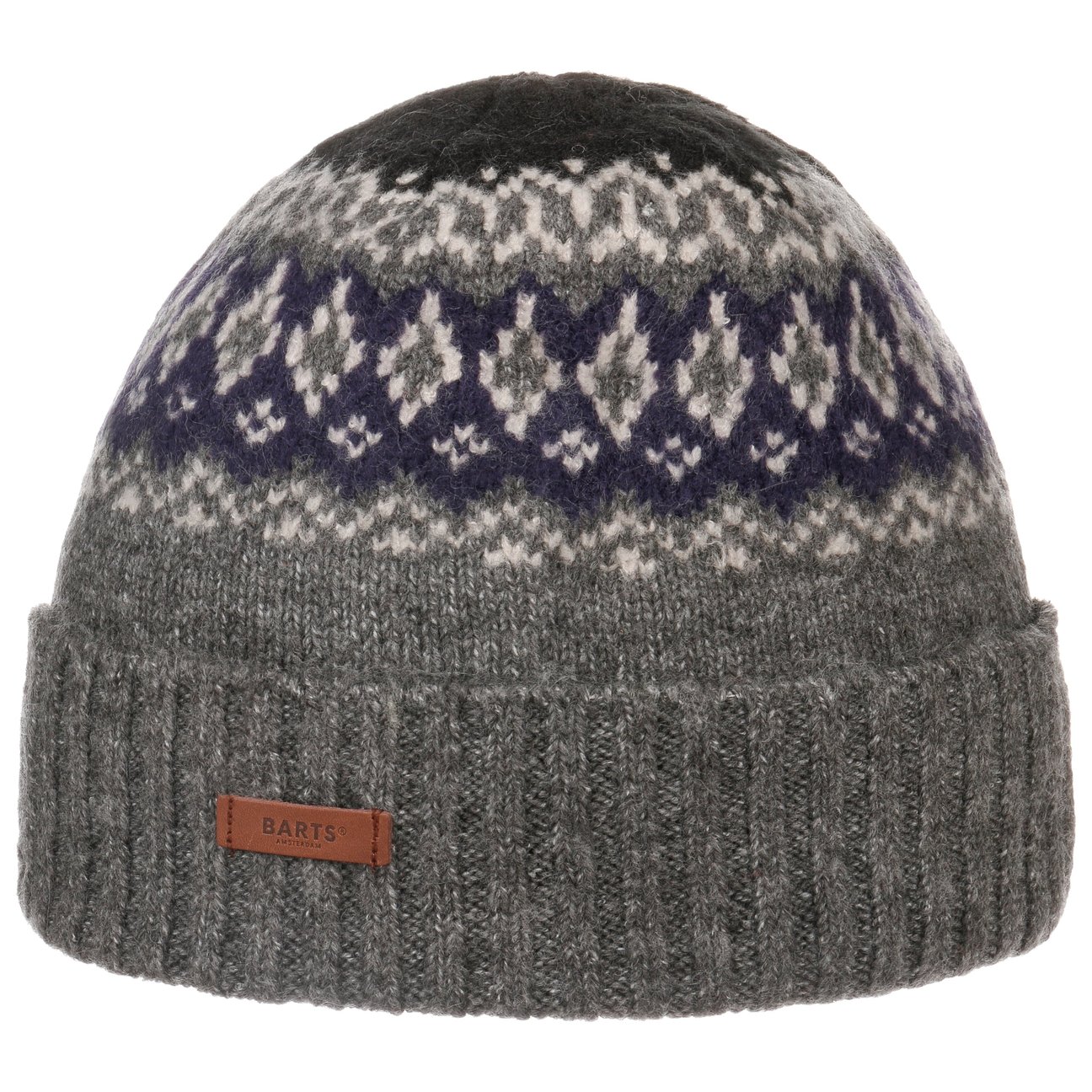 Barts Men's Grey Gregoris Beanie Hat By