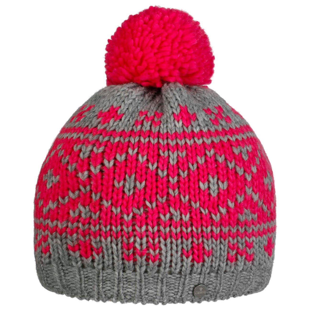 Lierys Women's Neon Pink Eyecatcher Bobble Hat By