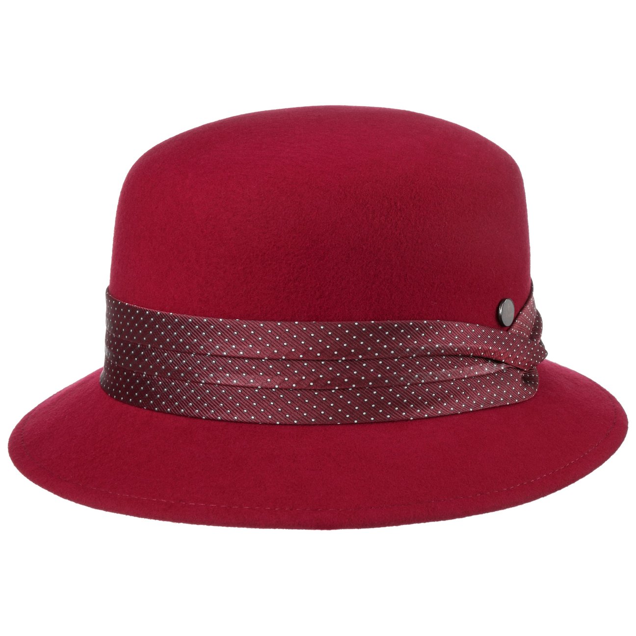 Lierys Women's Red Jolana Wool Cloche Hat By