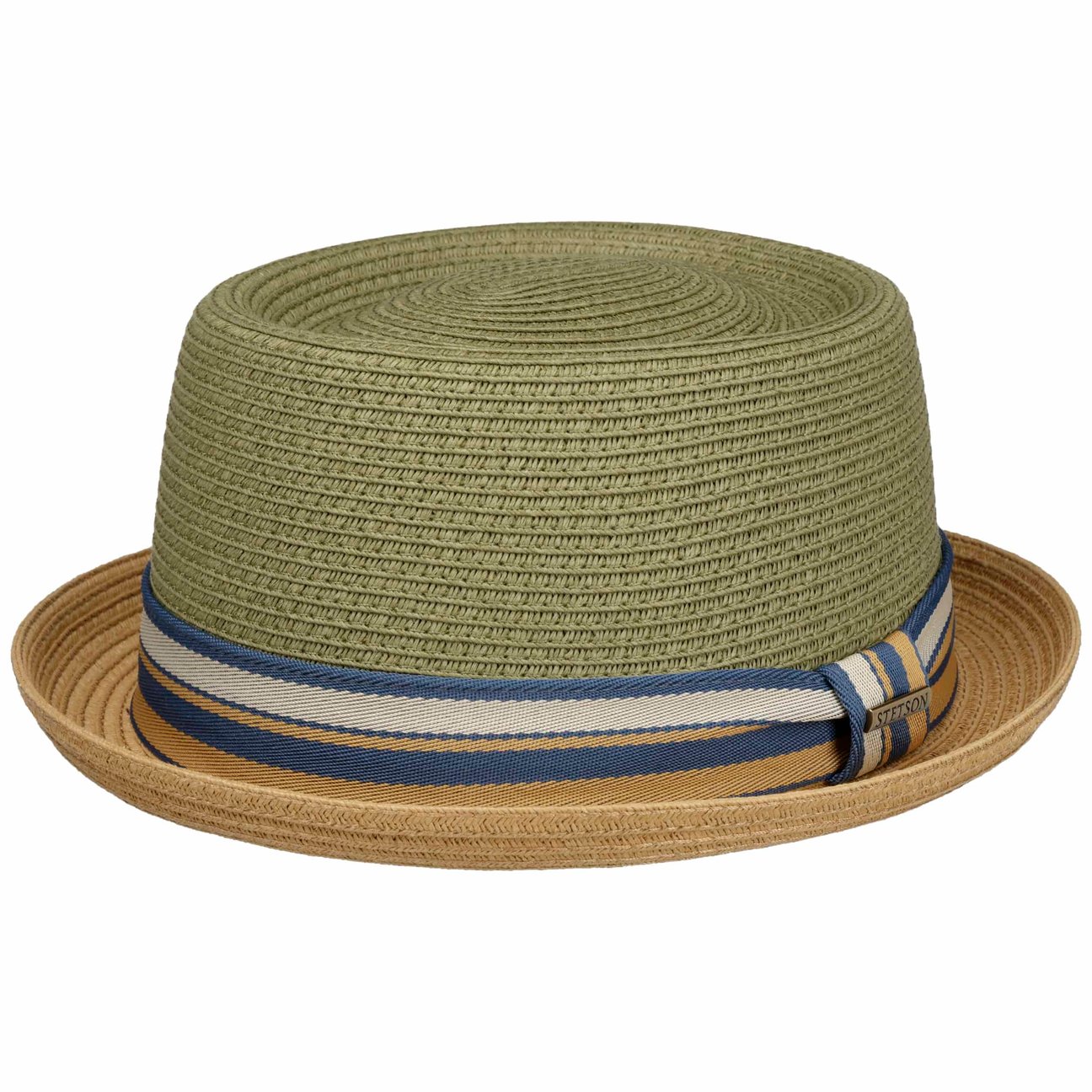 Stetson Unisex Khaki Licano Toyo Pork Pie Straw Hat By