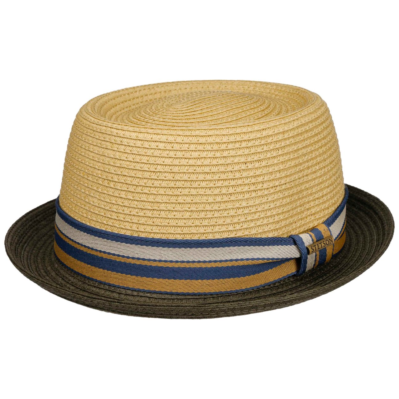 Stetson Unisex Olive Licano Toyo Pork Pie Straw Hat By
