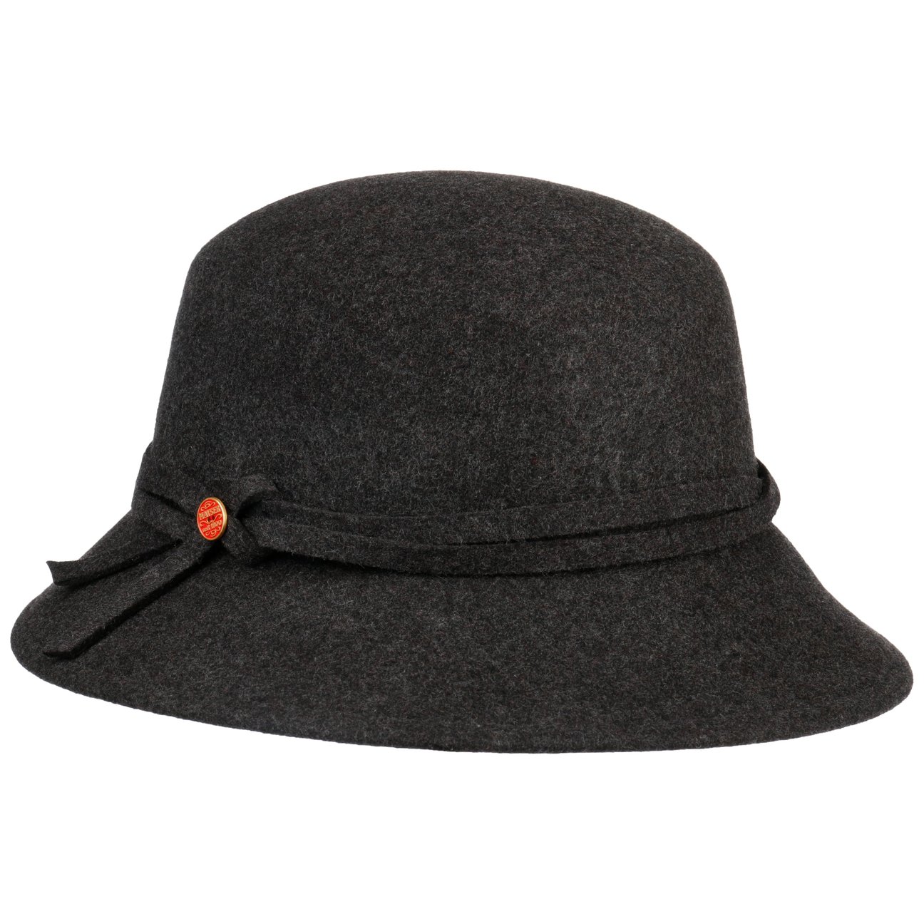 Mayser Women's Anthracite-Mottled Sandra Wool Hat By