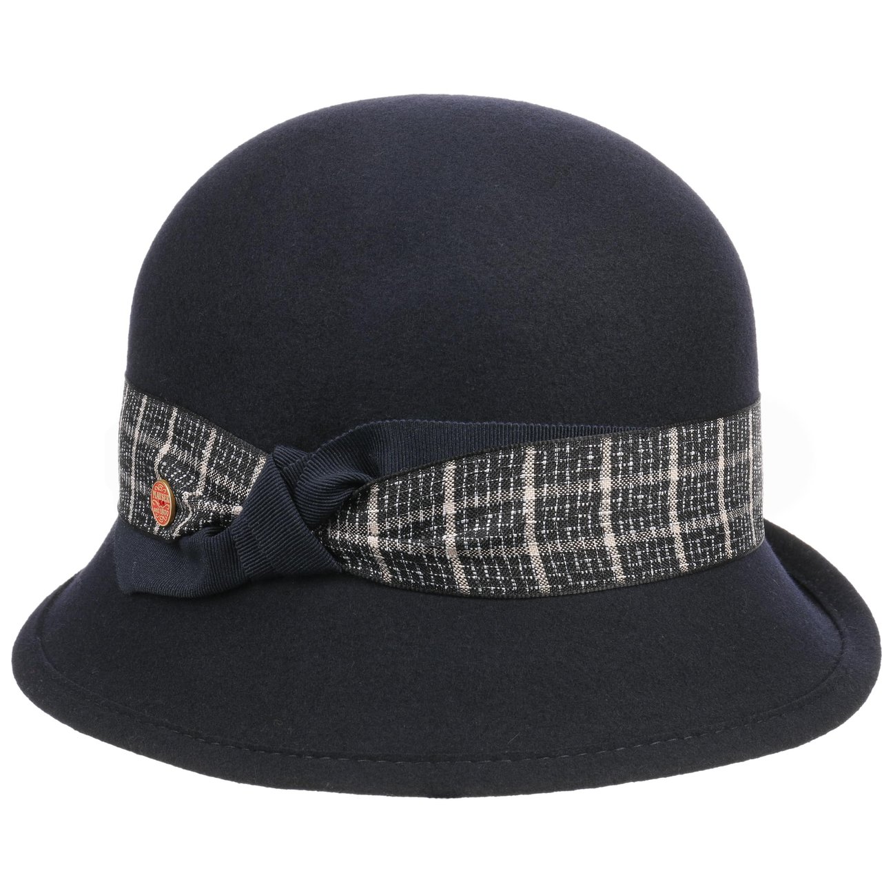 Mayser Women's Navy Nanni Wool Cloche Hat By