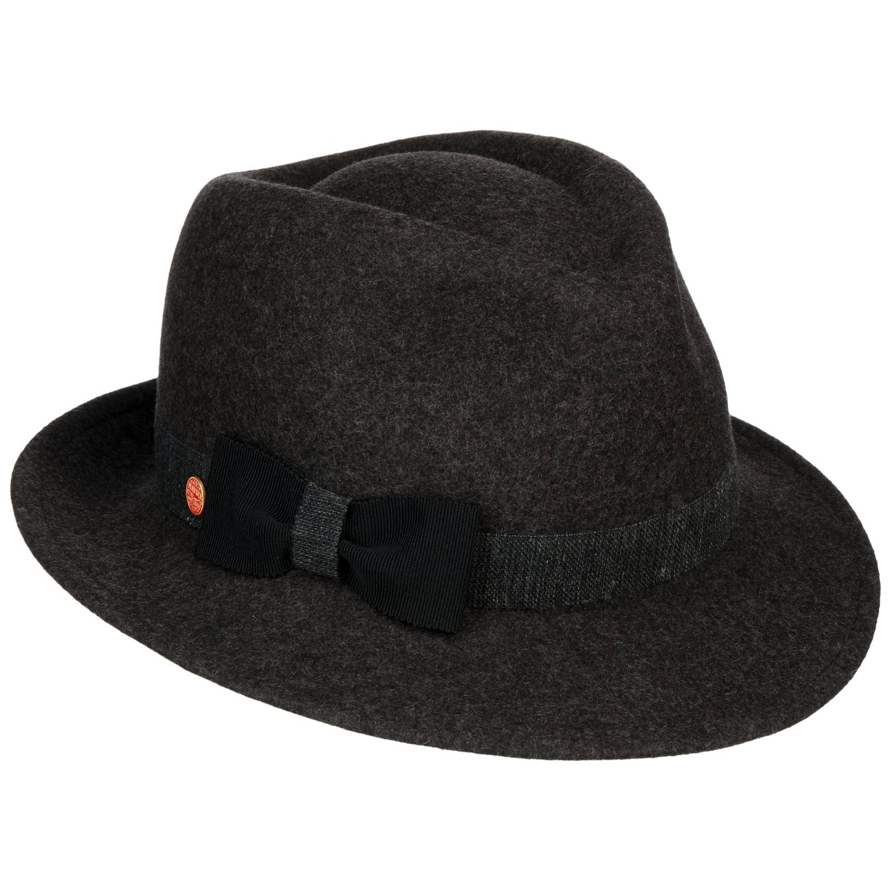 Mayser Women's Anthracite Leila Wool Bogart Hat By