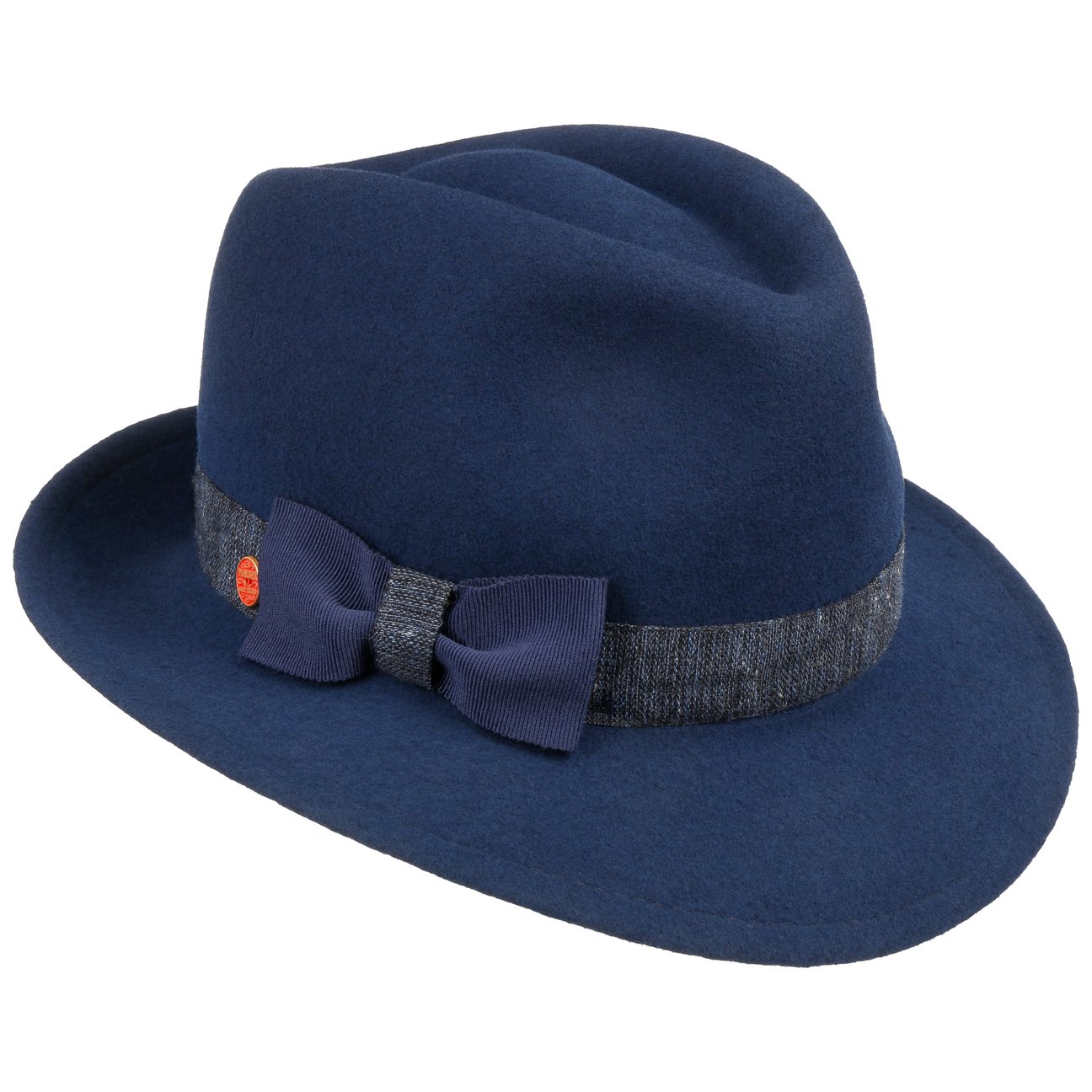 Mayser Women's Blue Leila Wool Bogart Hat By