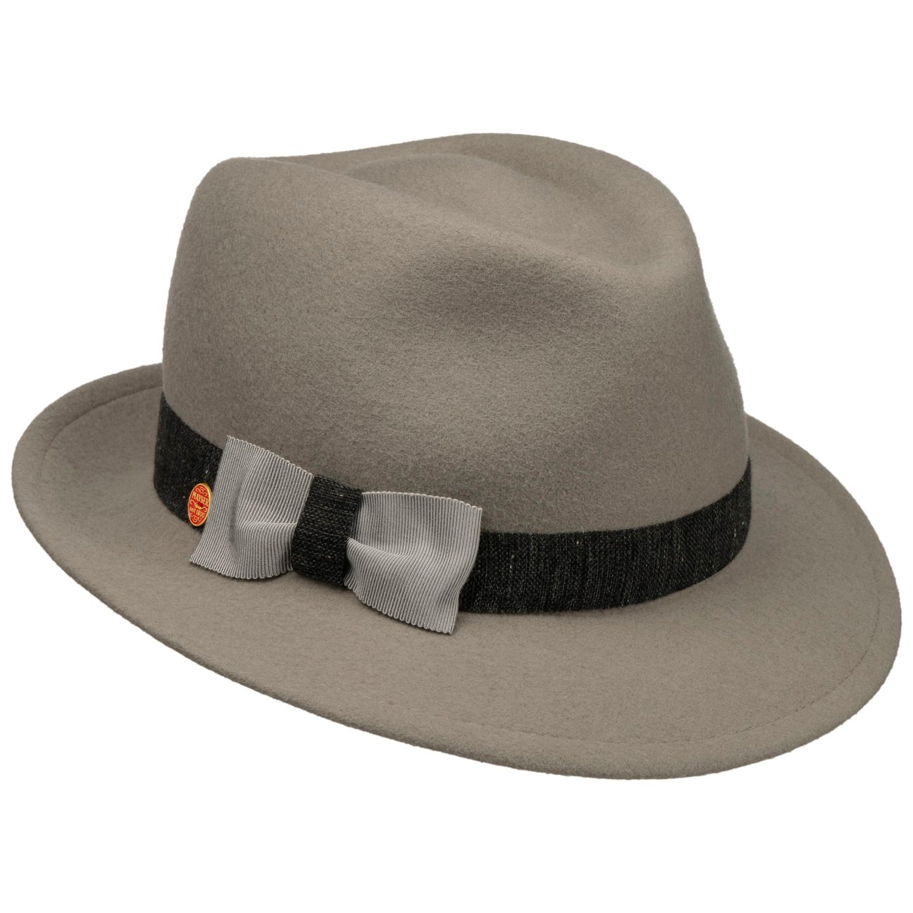 Mayser Women's Light Grey Leila Wool Bogart Hat By