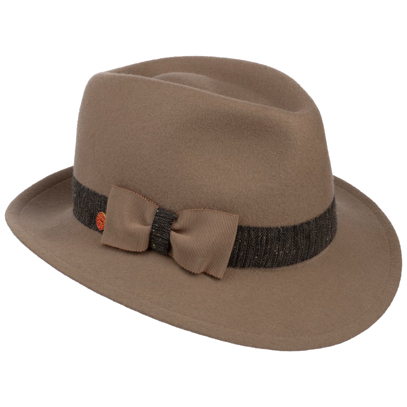 Mayser Women's Oatmeal Leila Wool Bogart Hat By