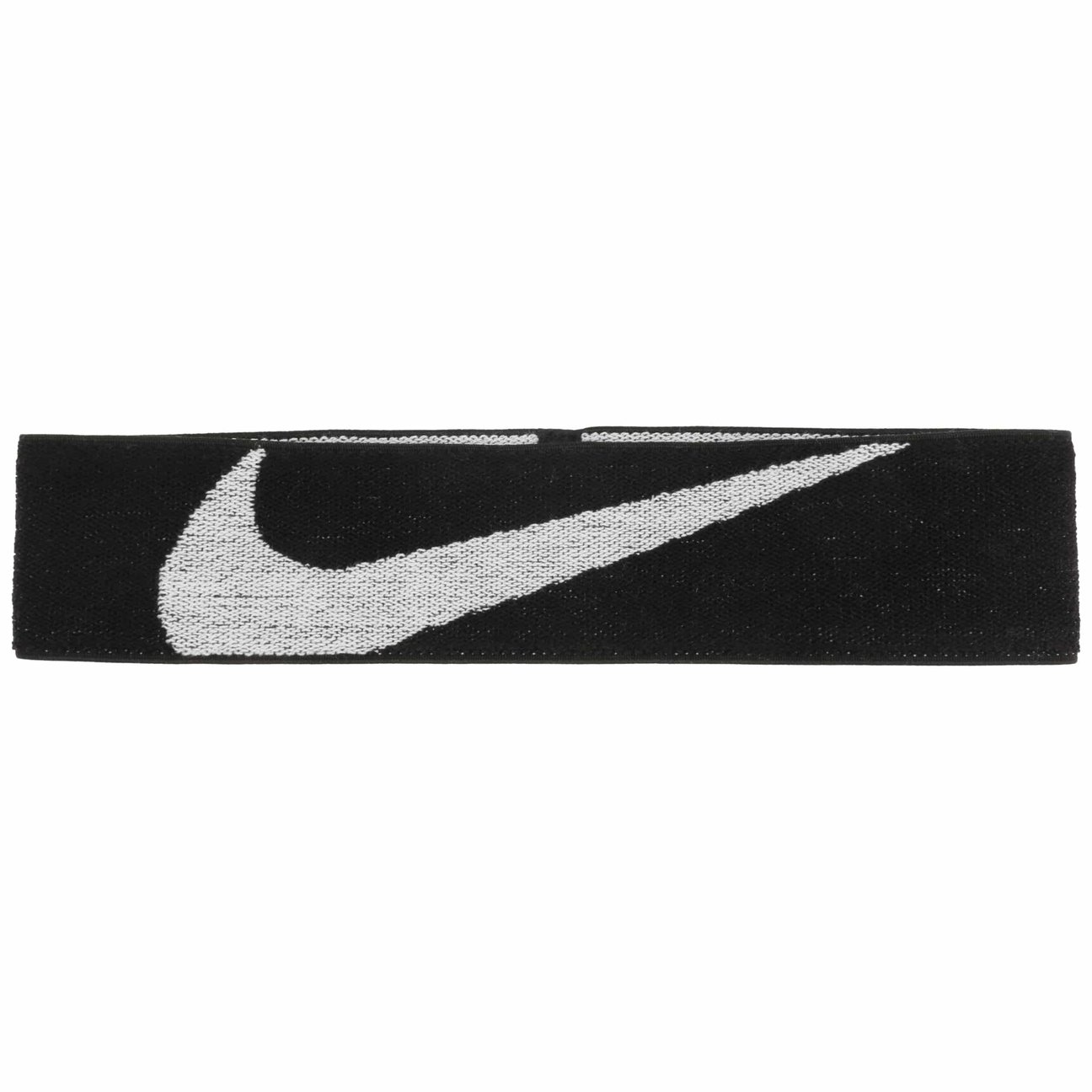 Nike Women's Black Logo Knit Elastic Headband By