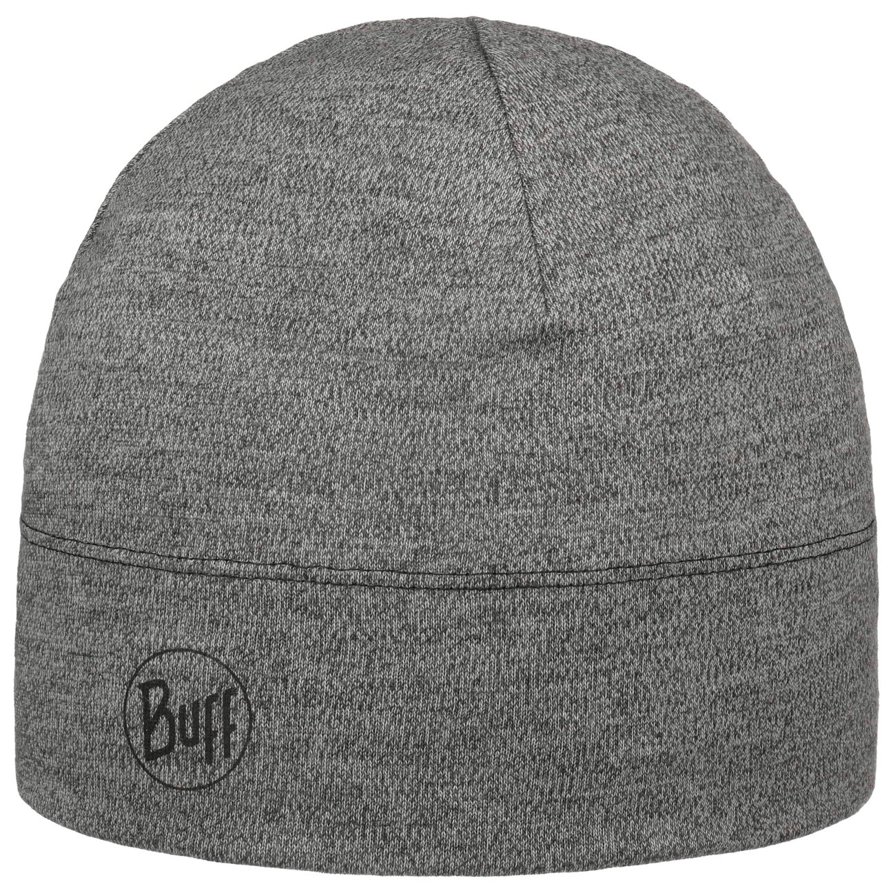 Buff Women's Grey-Mottled Midweight Melange Merino Wool Beanie Hat By