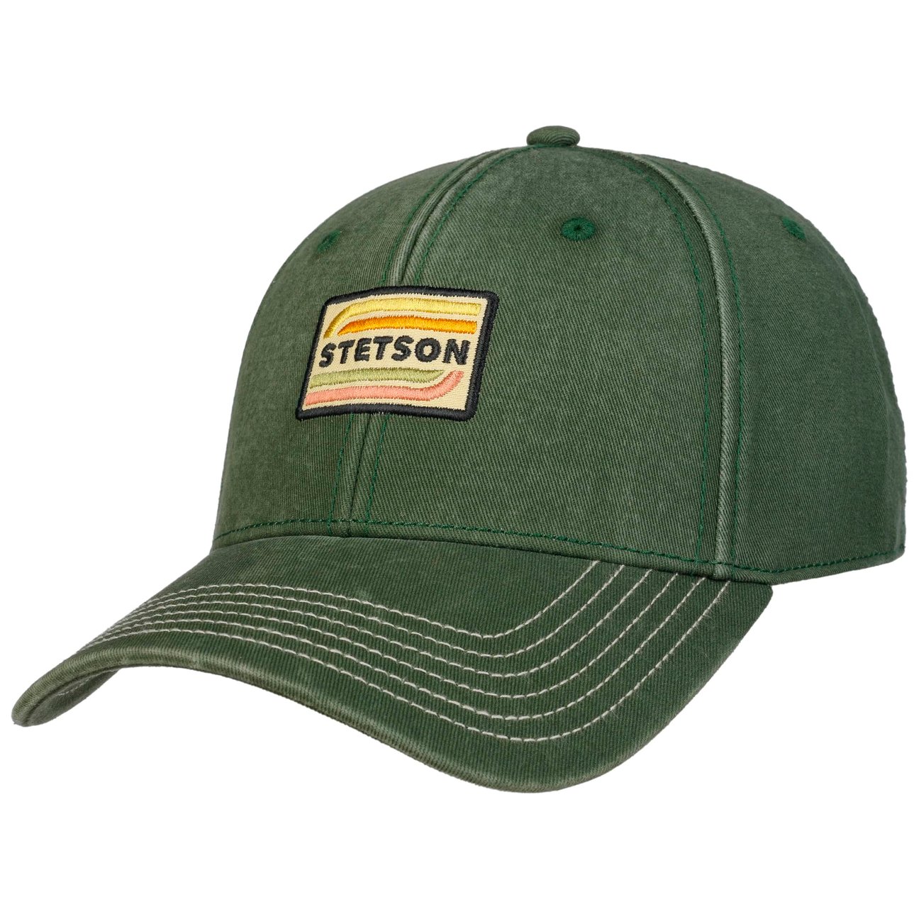 Lenloy Cotton Cap by Stetson - dark green