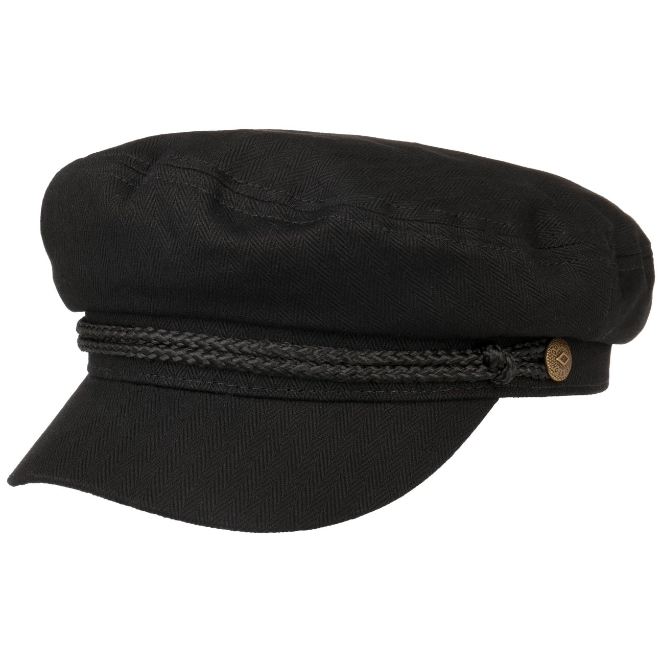 Brixton Boys Black New Fiddler Fisherman´S Cap By