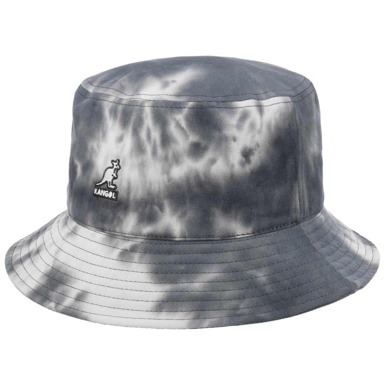 Kangol Men's Grey Tie Dye Bucket Cloth Hat By