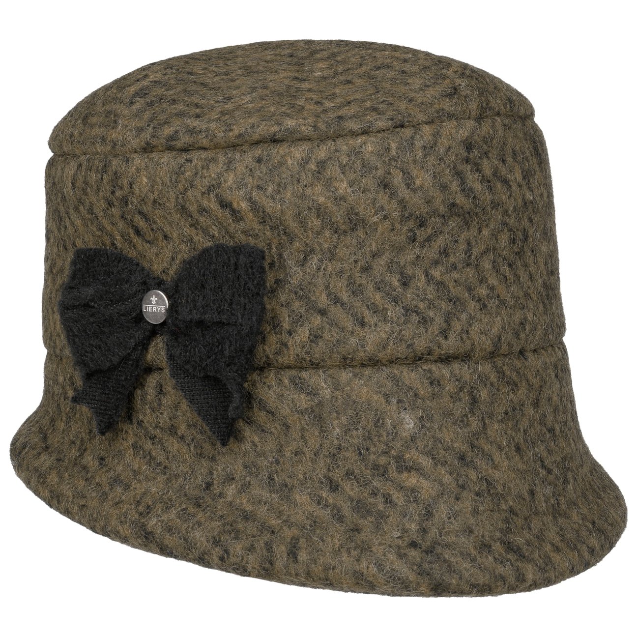 Lierys Unisex Beige Linvisa Cloche Wool Hat By