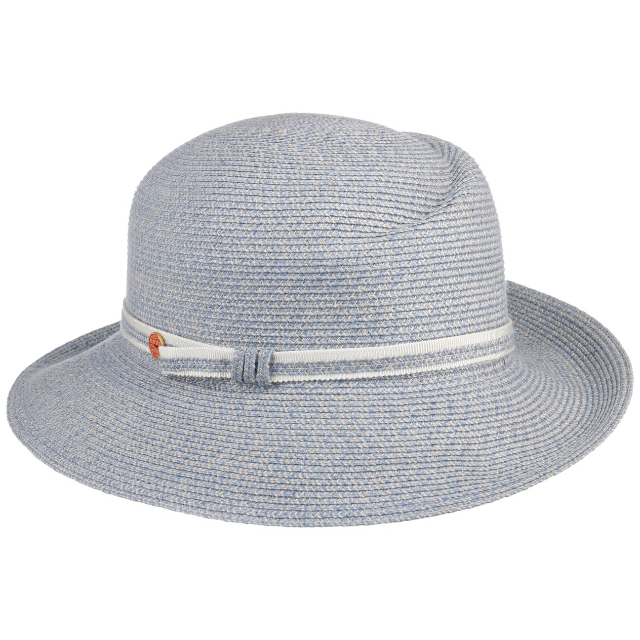 Mayser Women's Blue Jana Linen Hat With Hemp By