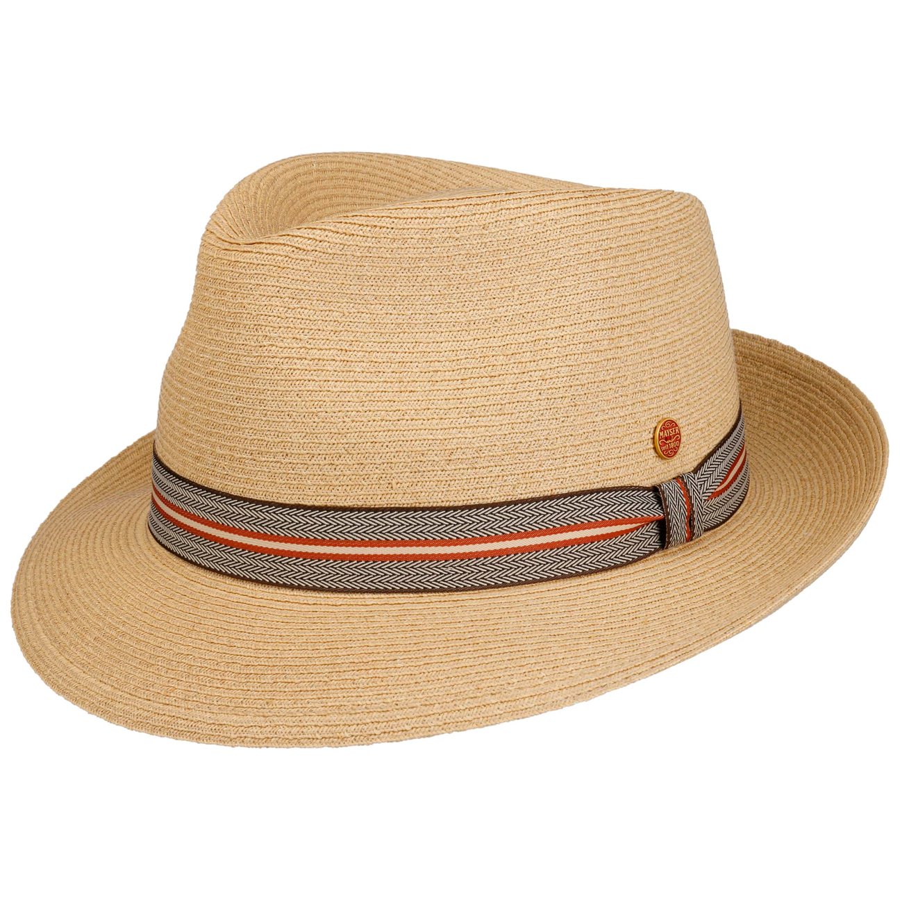 Mayser Women's Nature Classic Maleo Trilby Straw Hat By