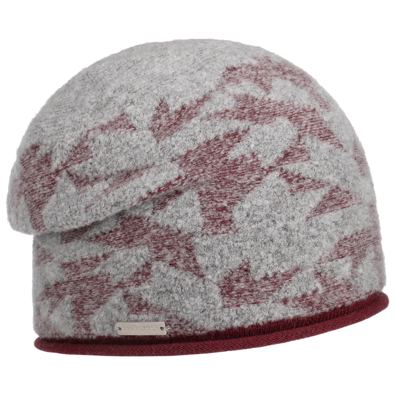 Seeberger Women's Bordeaux Pialena Beanie Hat By