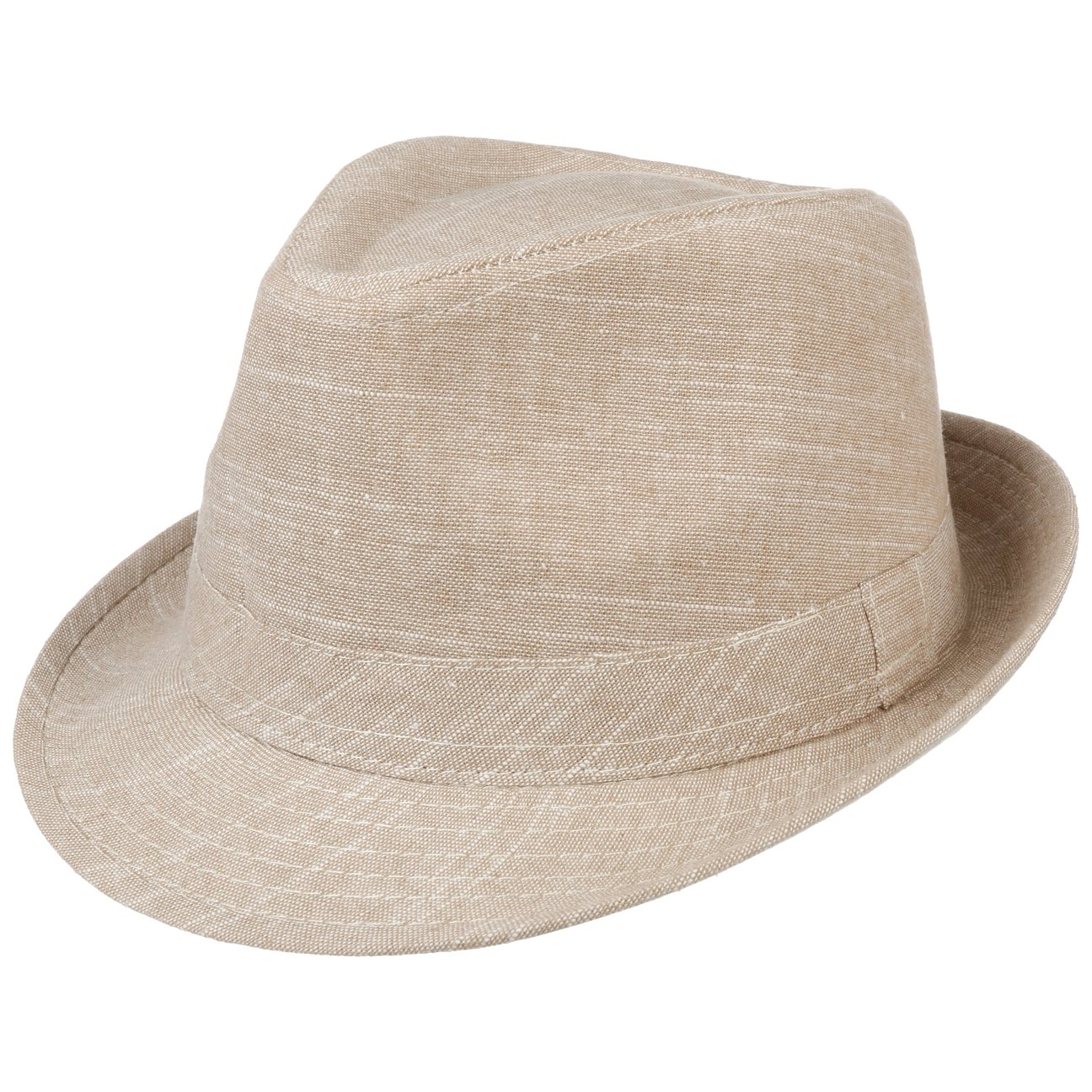 Lipodo Women's Beige Mendalo Trilby Cloth Hat By