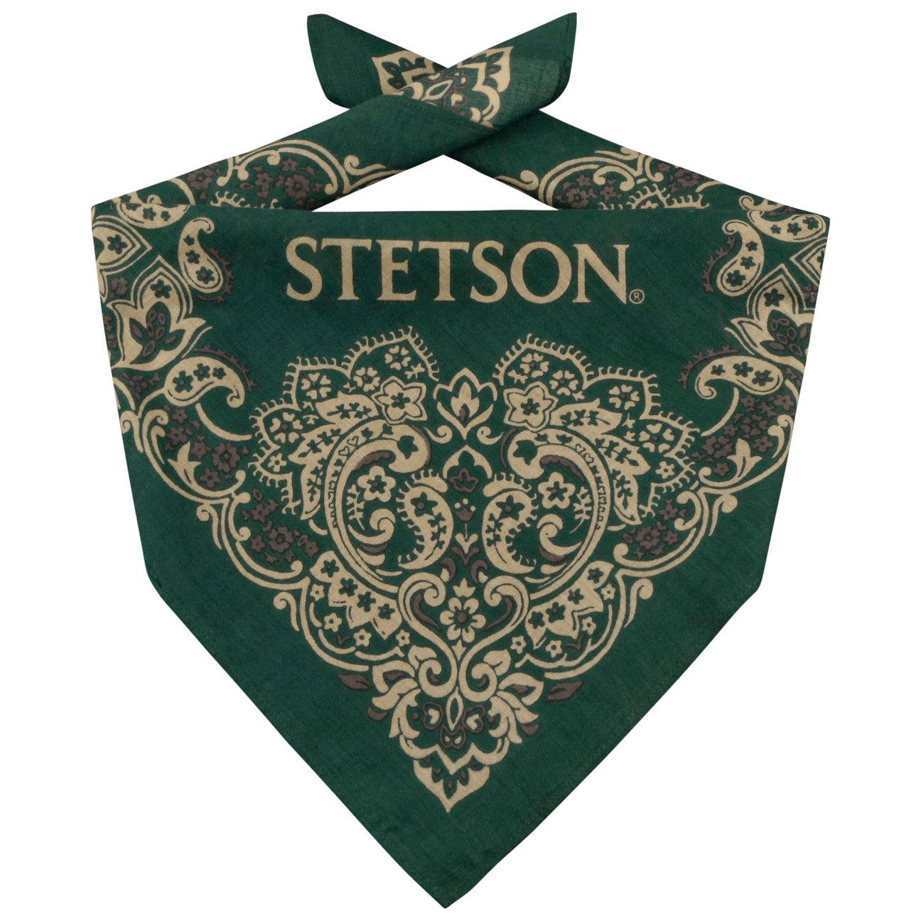 Stetson Women's Dark Green Paisley Bandana By