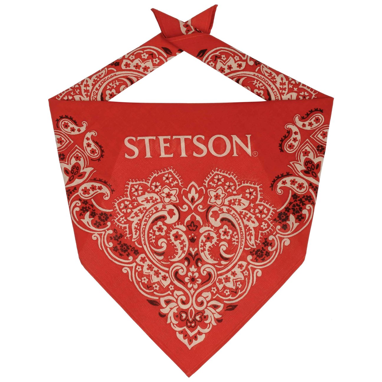 Stetson Women's Red Paisley Bandana By