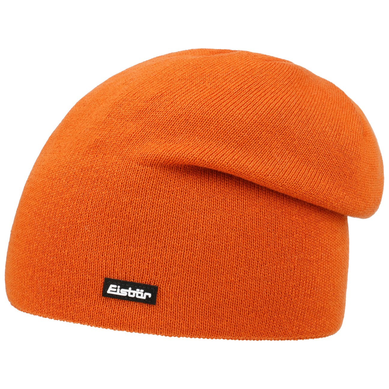 Eisbär Men's Orange Ogle Oversize Knit Beanie By