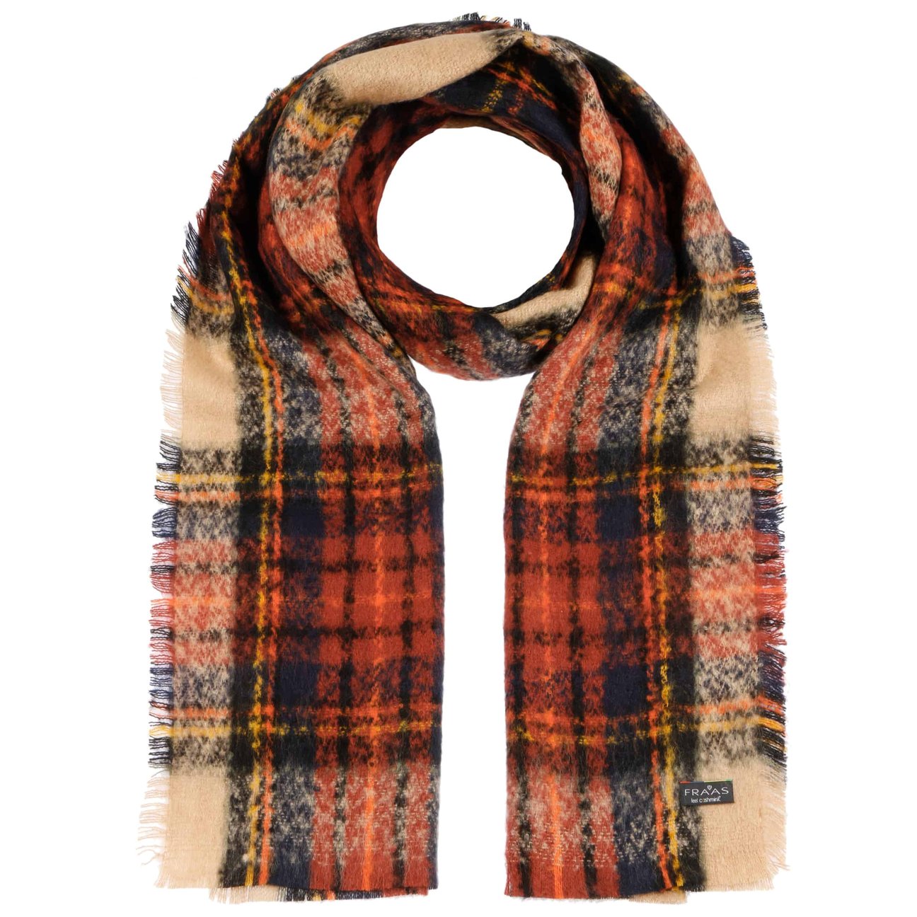 Fraas Women's Beige Bouclé Cashmink Scarf By