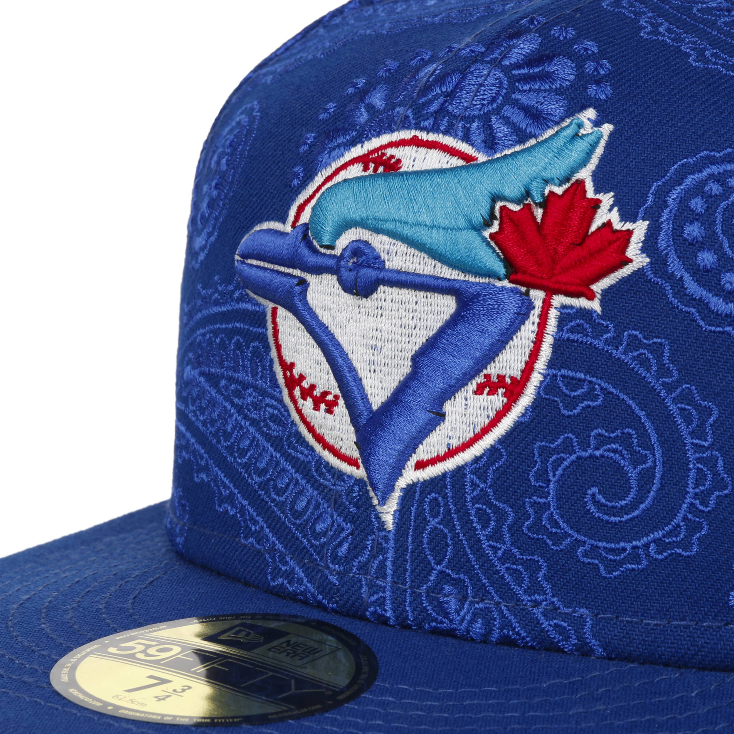 New Era 59FIFTY Toronto Bluejays Swirl Fitted Hat Royal Blue