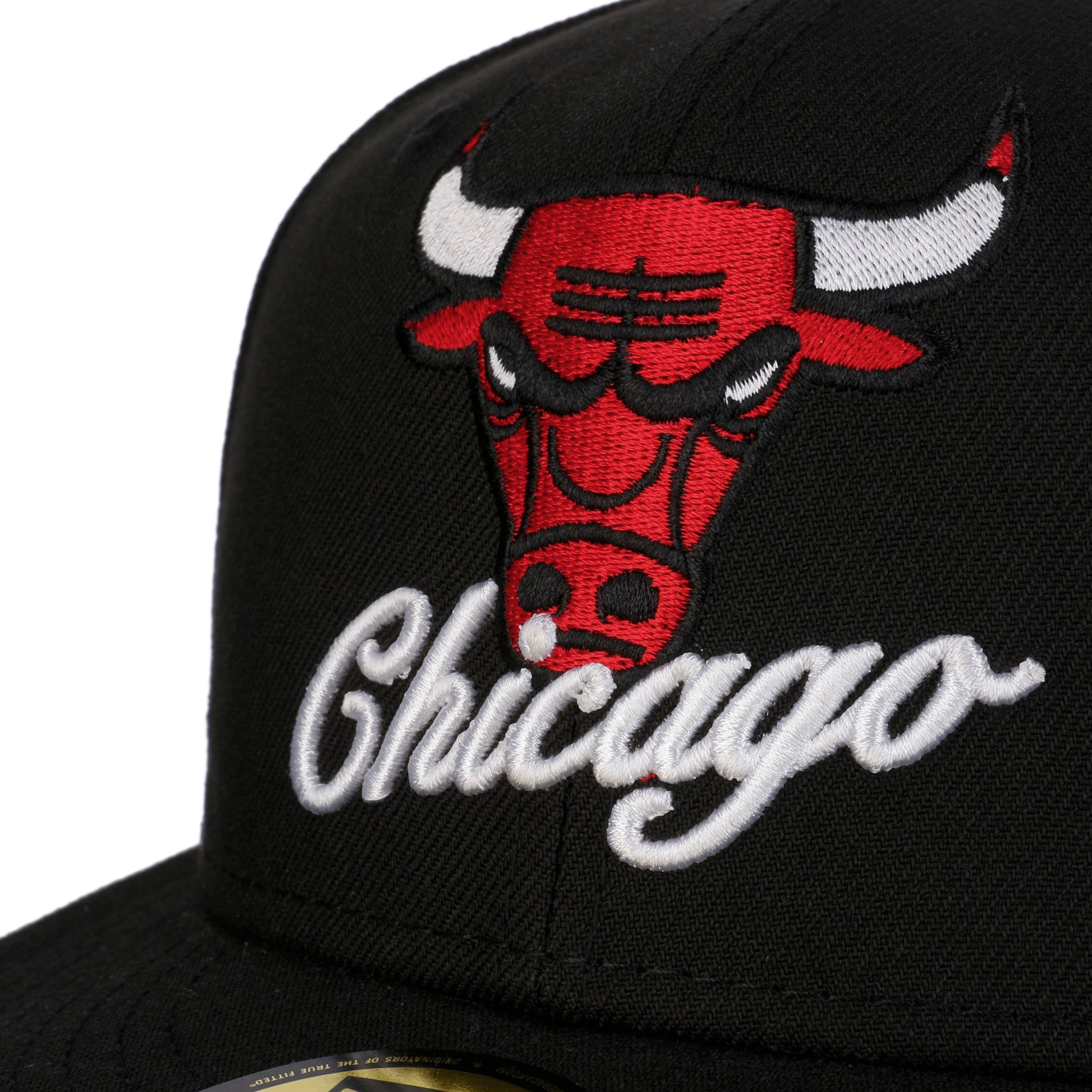 Script Style Cap 59Fifty Script Team Bulls Cap by New Era - £38.95