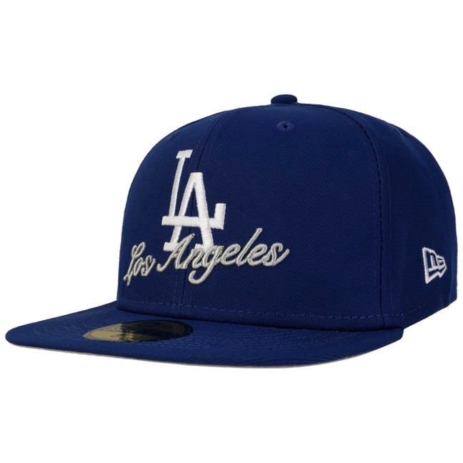 LA Dodgers New Era 59FIFTY Fitted 7 Blue White Hat Cap MADE IN USA MLB  Authentic