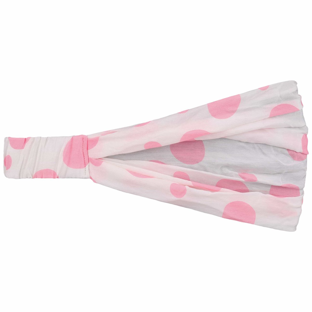 Lipodo Girls White-Pink 3 In 1 Dots Kids Headband By