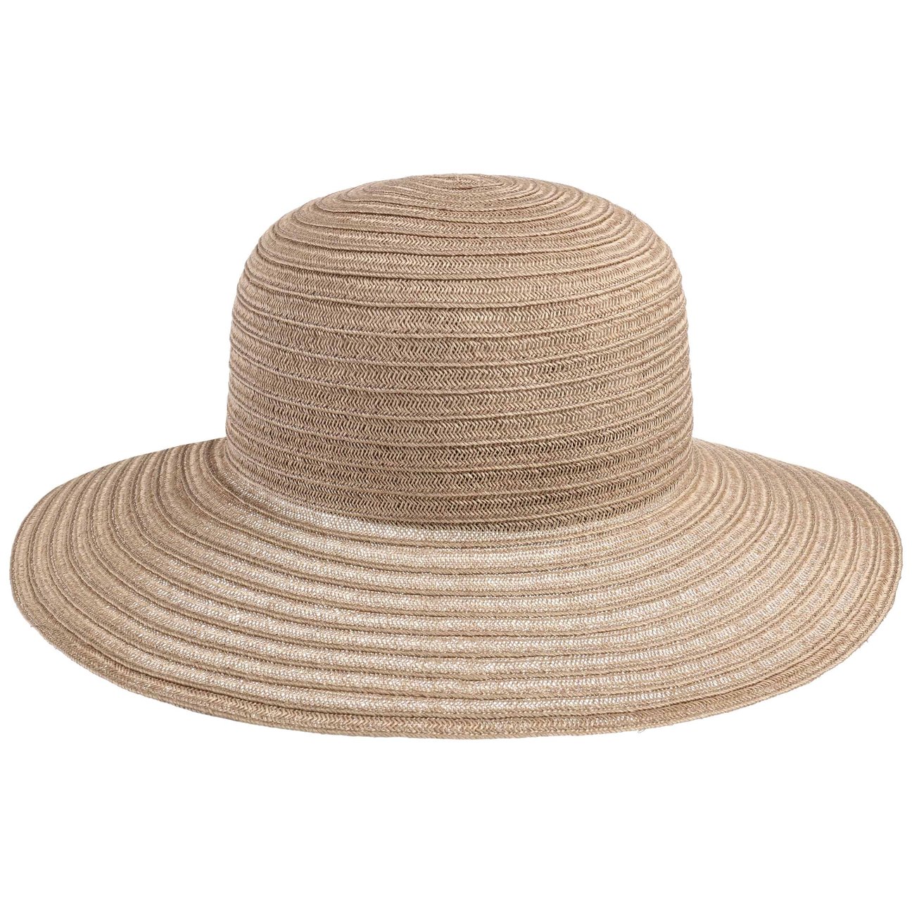 Mayser Women's Beige Janell Rollable Floppy Hat By