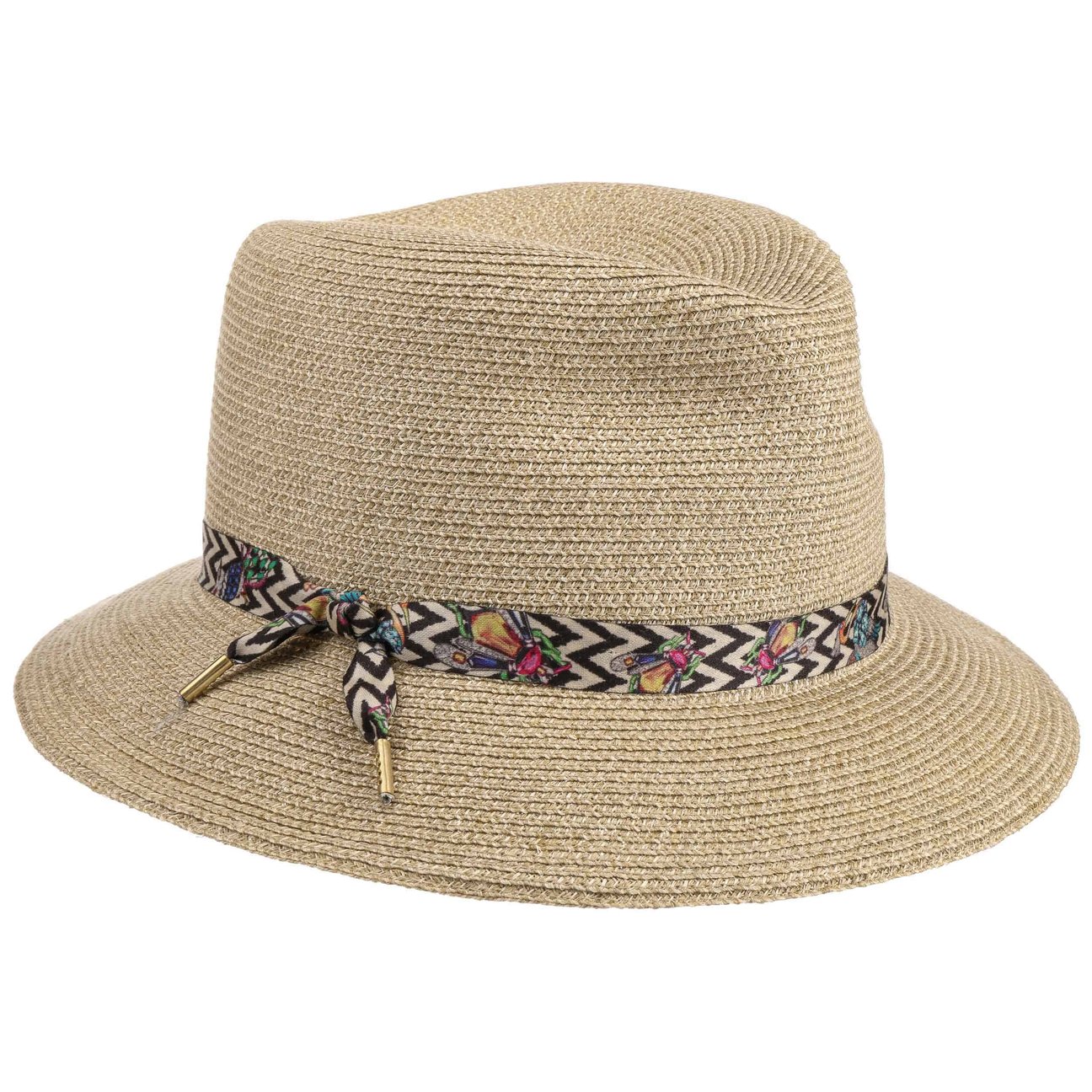 Mayser Women's Beige-Mottled Nane Crushable Braided Hat By